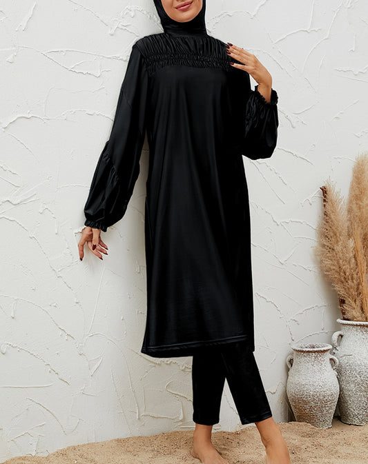 Meka Modest burkini swimwear in black classic design