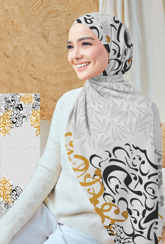 Vilada Print Hijab Scarf