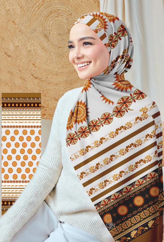 Solnyshko Print Hijab Scarf