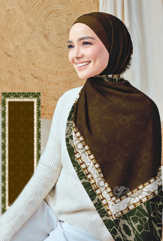 Leysan Print Hijab Scarf