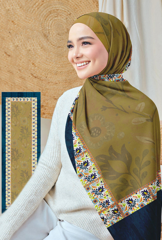 Clementina Printed Chiffon Hijab