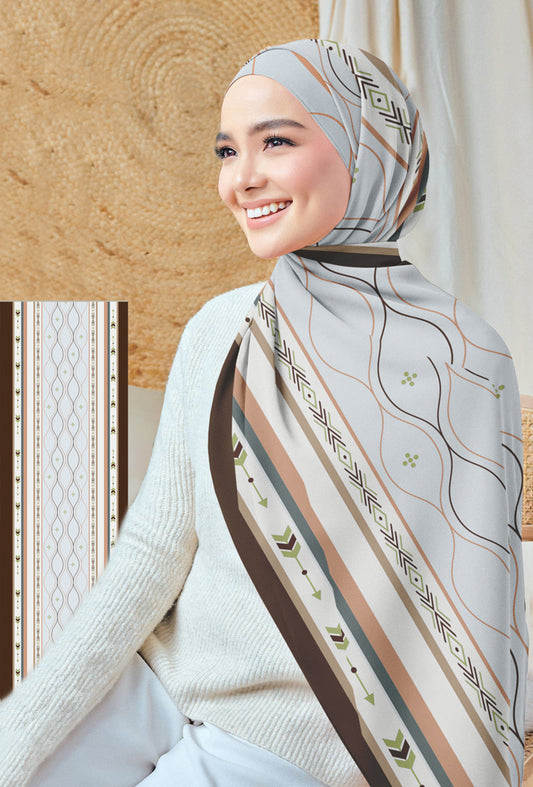 Elizaveta Printed Chiffon Hijab