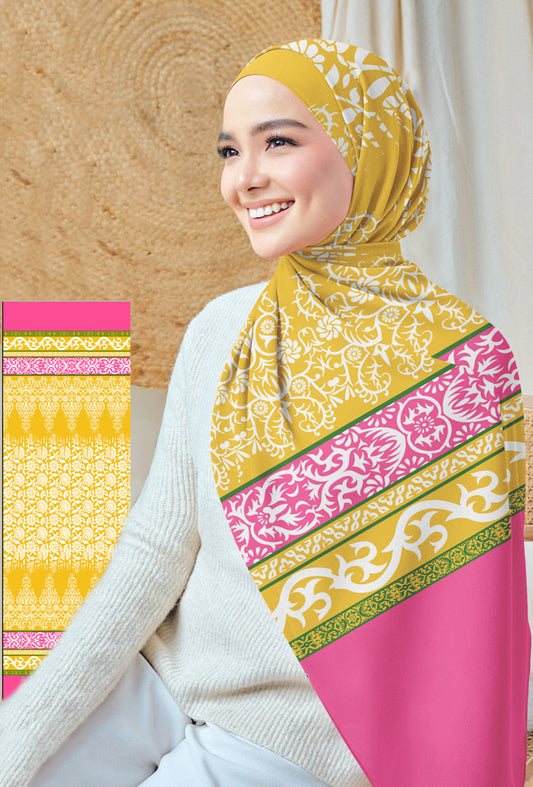 Halkum Printed Chiffon Hijab