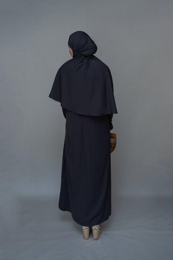 Barakaa Women's Prayer Dress and Umrah Hajj set in Grey - ANNAH HARIRI