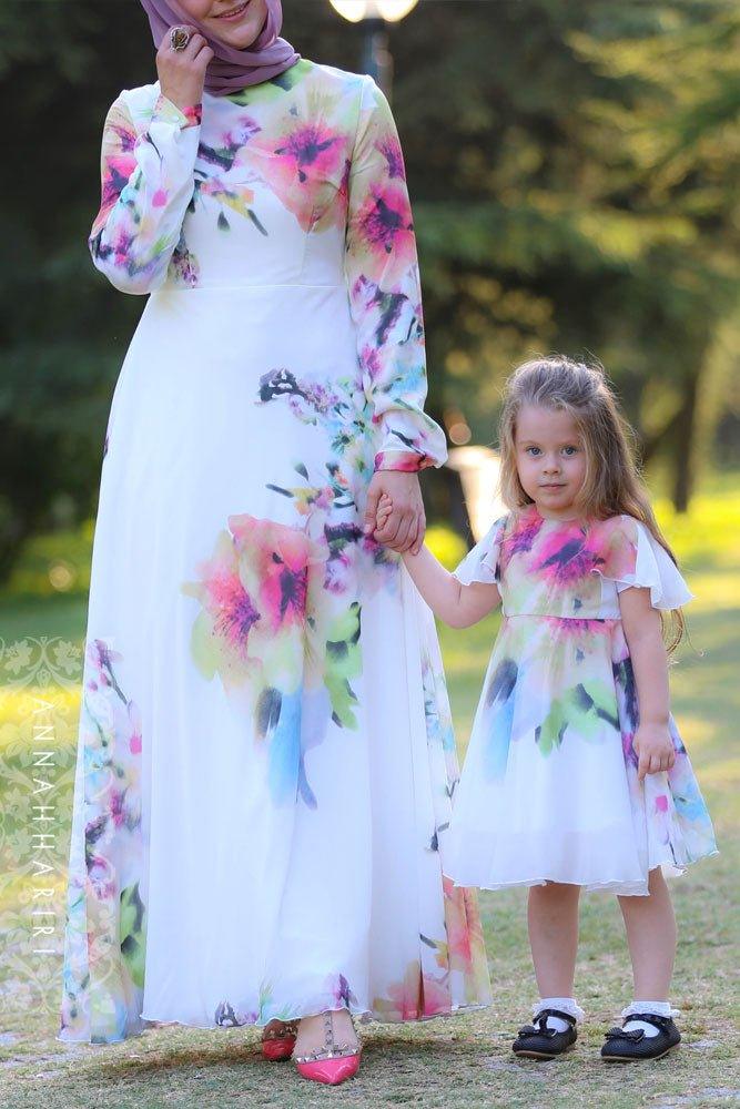 Little Silk Flower Dress - ANNAH HARIRI