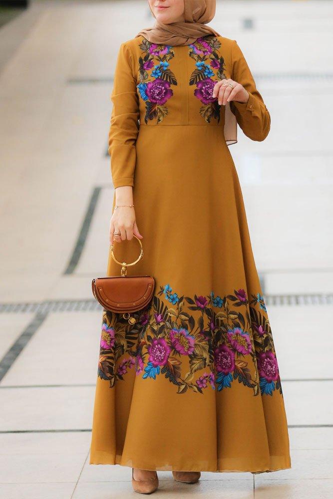 Mustard Yellow Dress - ANNAH HARIRI