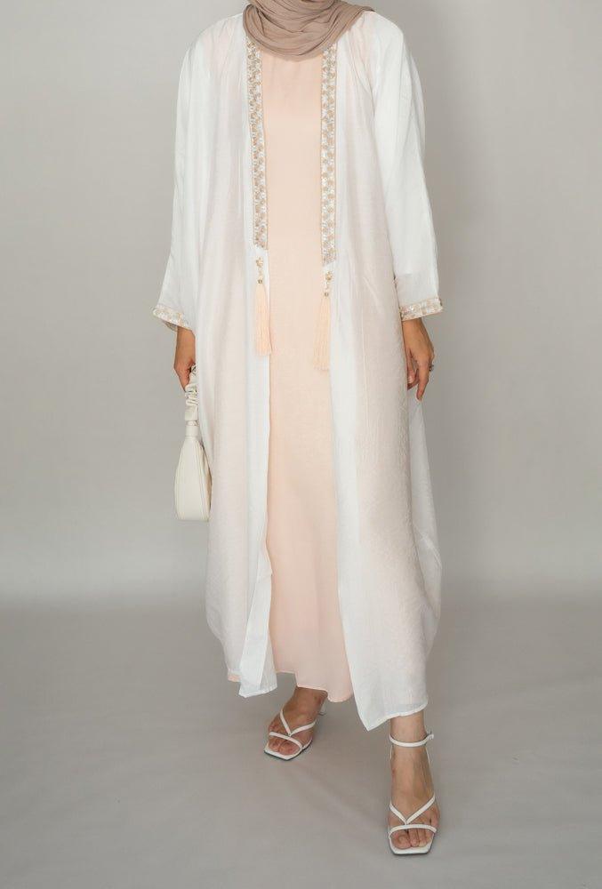 Storiez abaya set with kimono and slip dressed - ANNAH HARIRI