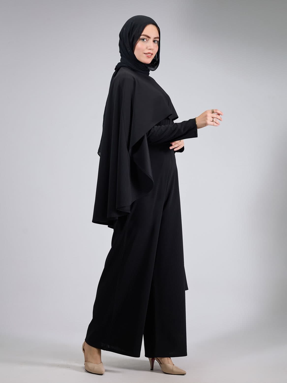 Event-ready styling for the elegant modesty dress.