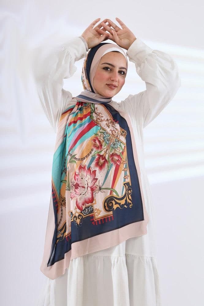 Elivo Printed Chiffon Hijab