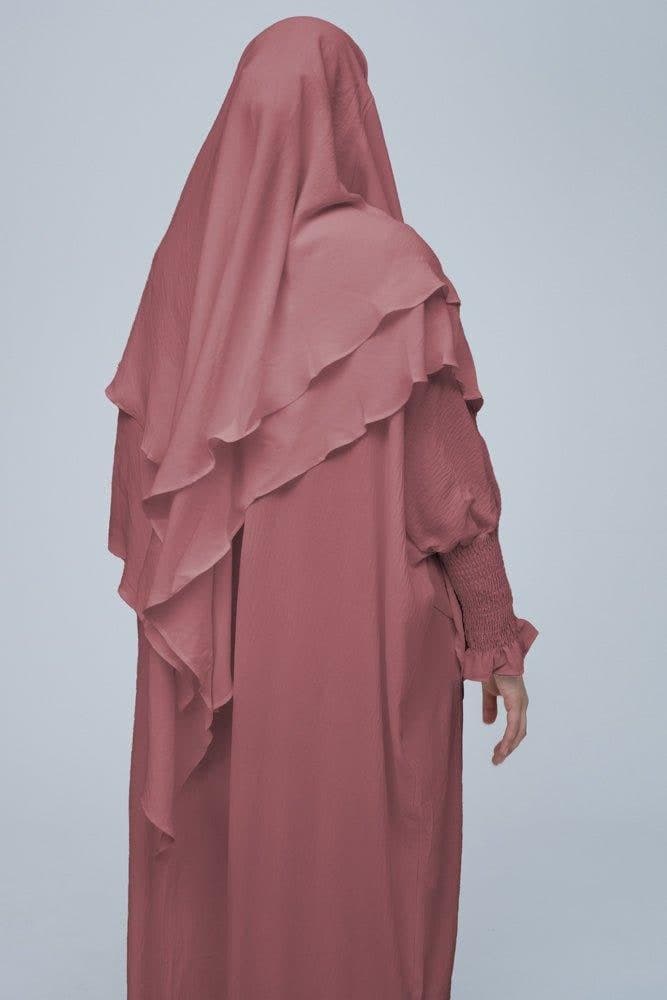 Pink Pristine Prayer Gown for Omrah or Prayer, view 4