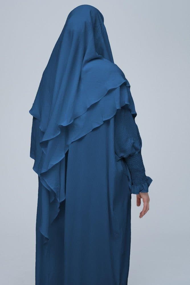 Blue Pristine Prayer Gown for Omrah or Prayer, view 4