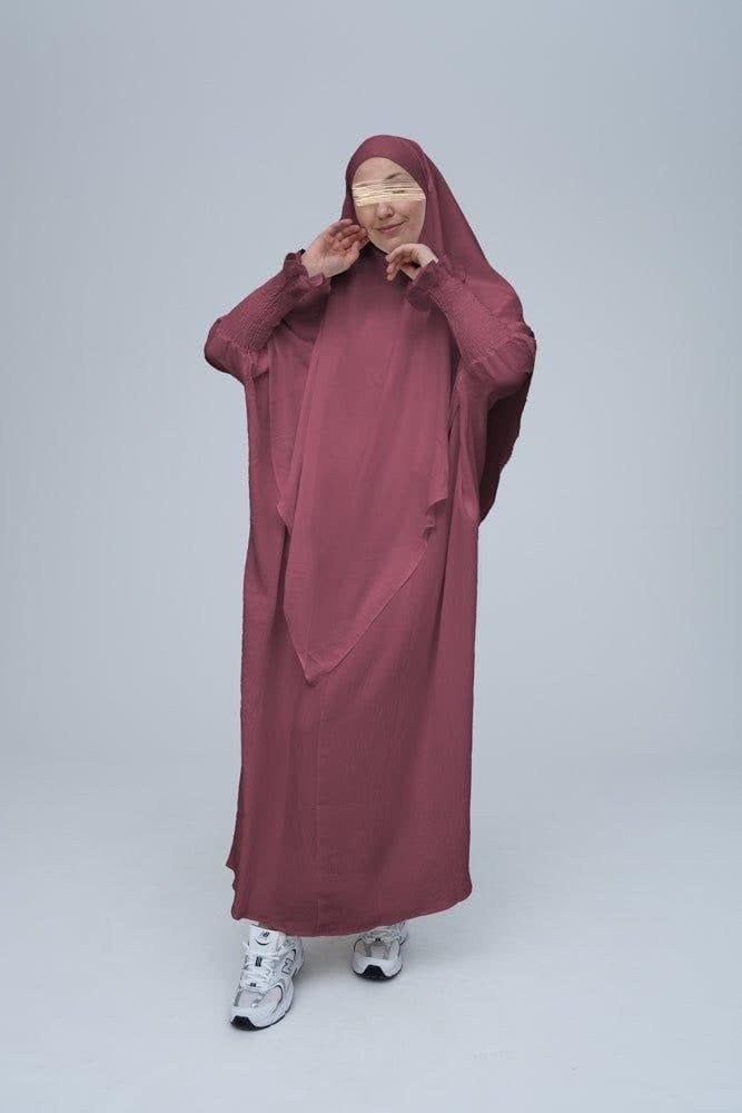 Dusty Pink Pristine Prayer Gown for Omrah or Prayer, view 3