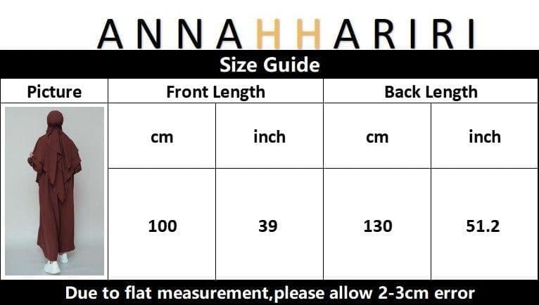 Two Layer Khimar in Coffee Color Niqab Feature, view 8