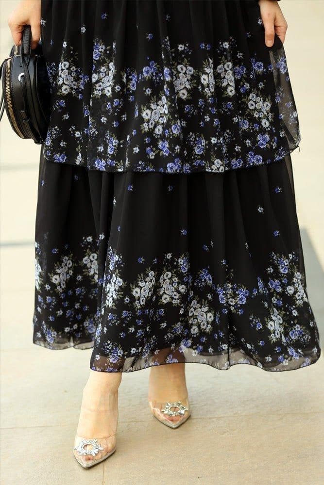 Maiyah Modest Dress in black, view 9