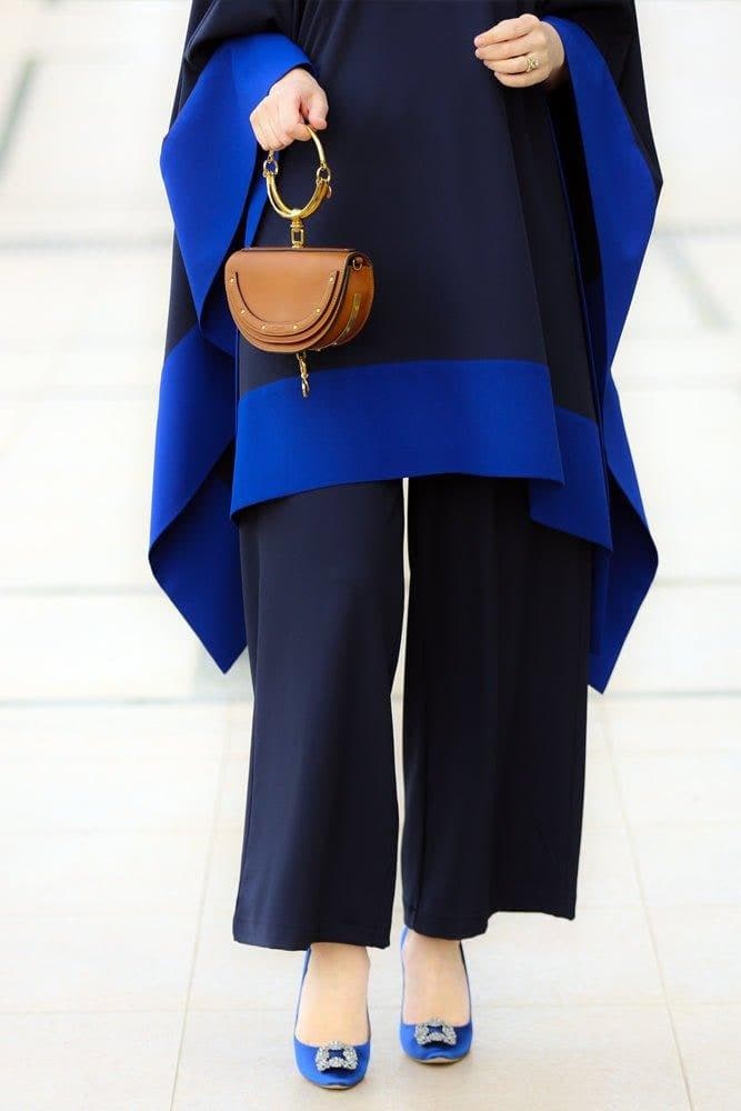 Zaraa Modest Set in blue, view 4