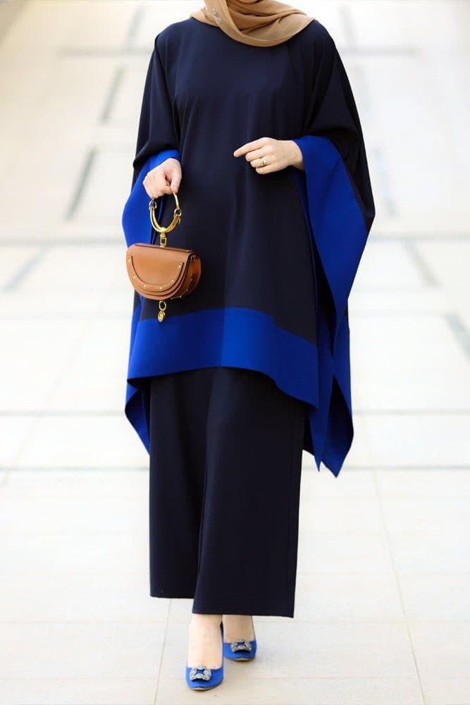 Zaraa Modest Set in blue, view 3