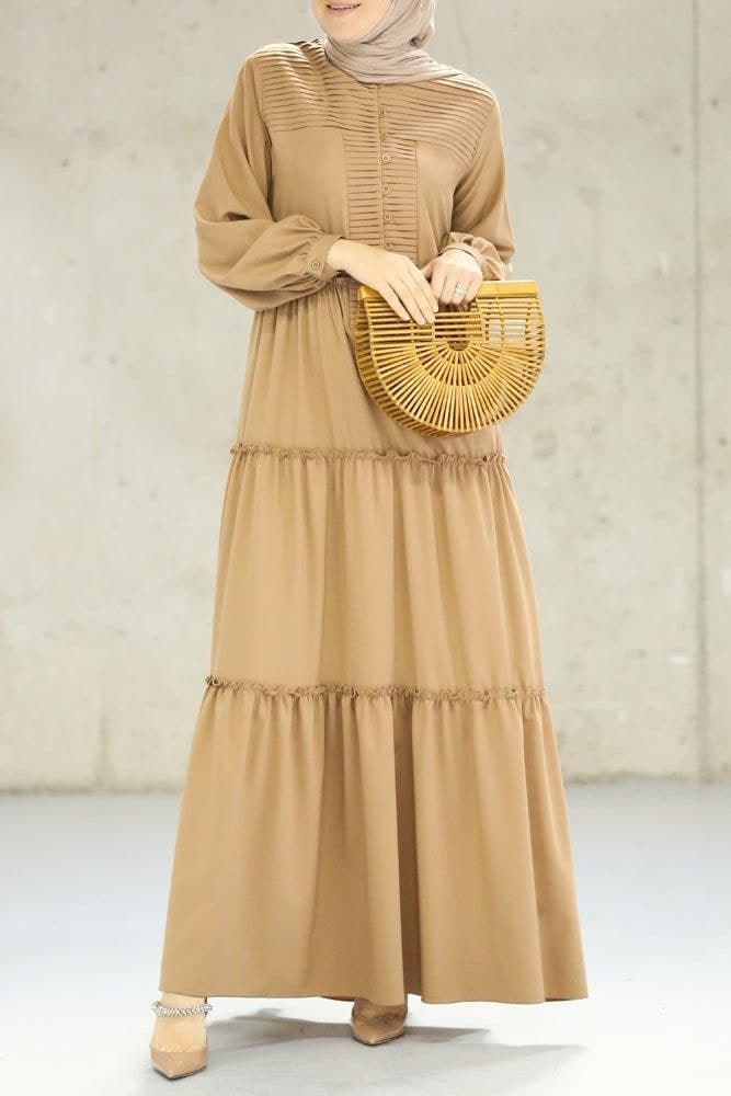 Beige Comfort Dress, view 4