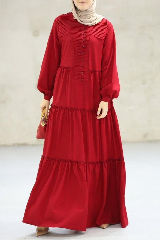 Comfort Red Dress, view 4