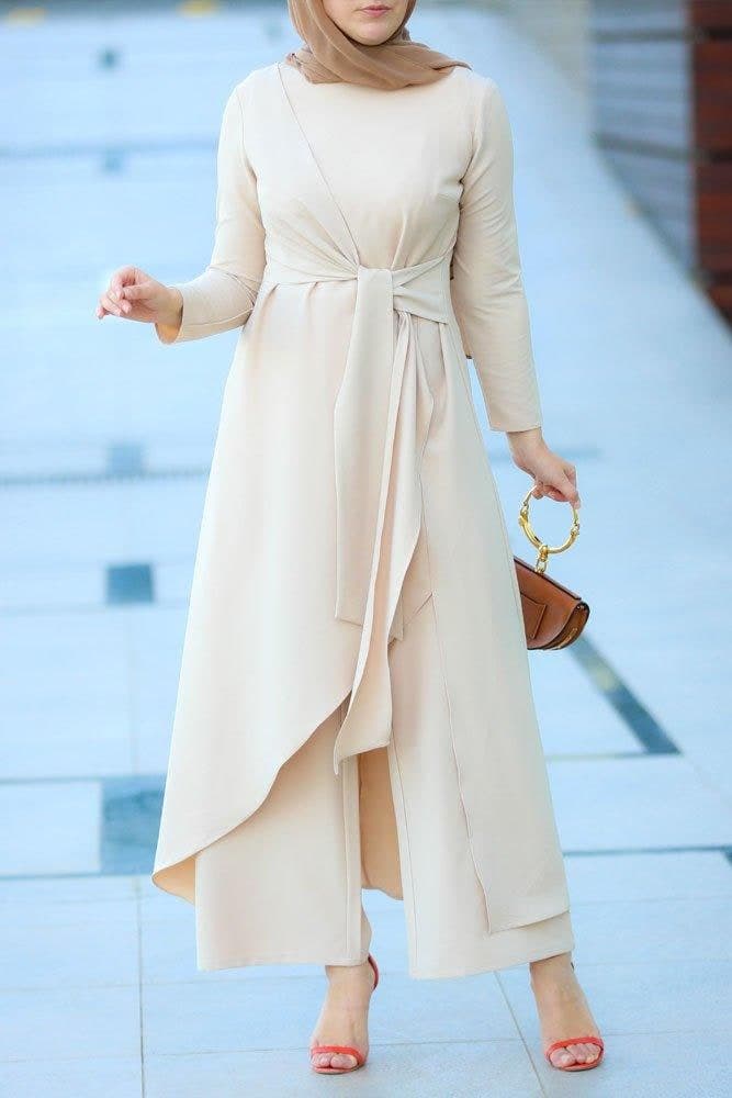 Ensemble Shahika gris, vue 3