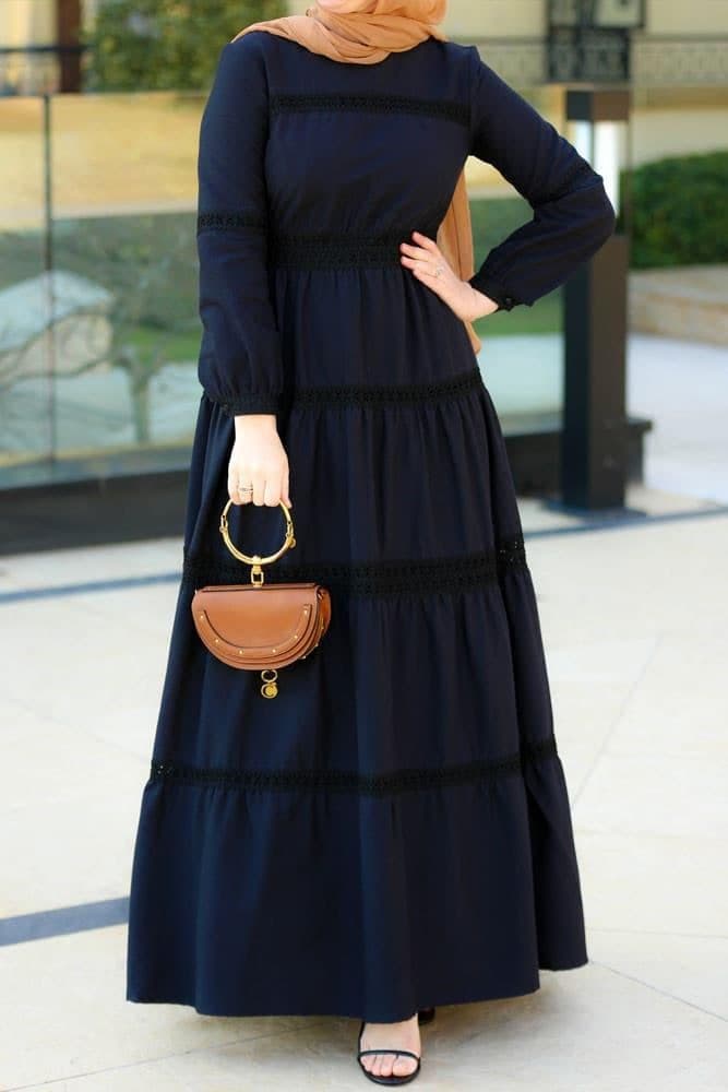 Black Boho Dress, view 4