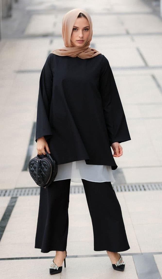 Dark Palazzo Set