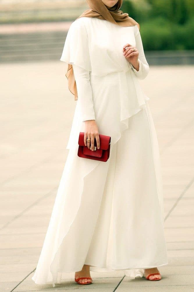 Awesome White Jumpsuit, view 4