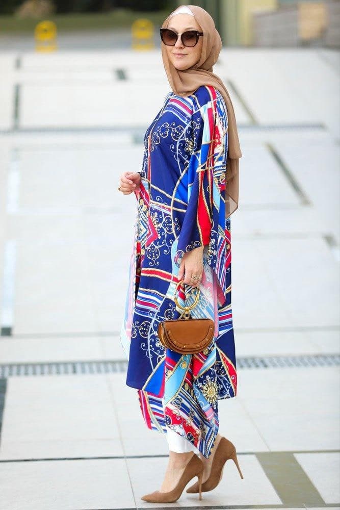 Cruise Modest Tunic in blue, view 4