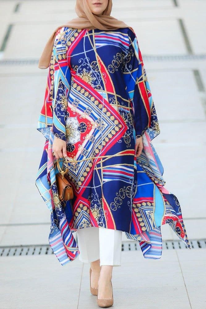 Cruise Modest Tunic in blue, view 7