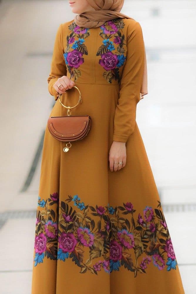 Mustard Yellow Dress, view 6