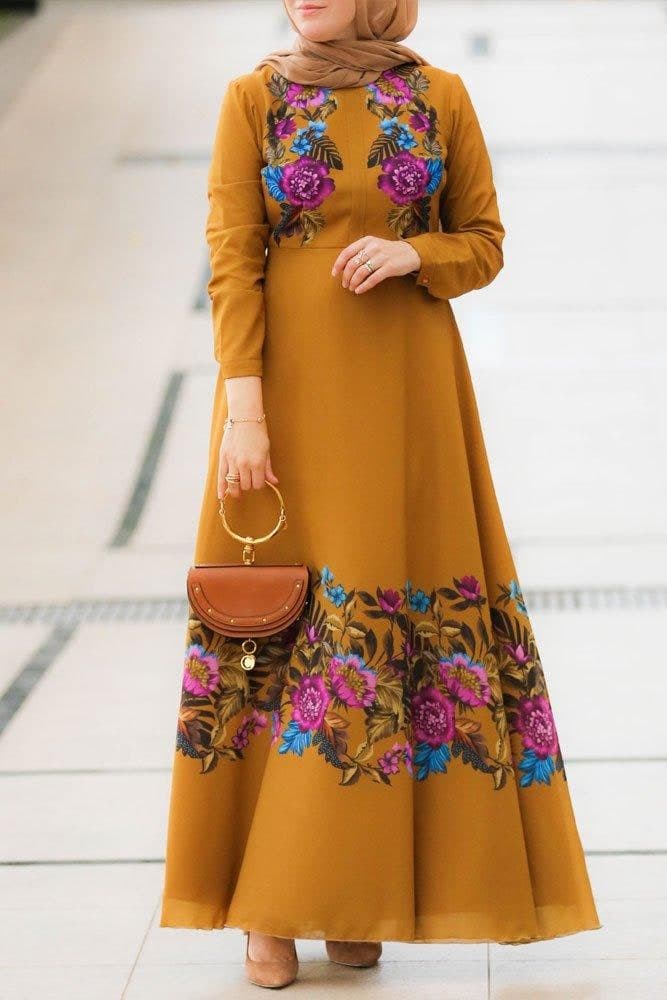 Mustard Yellow Dress, view 5