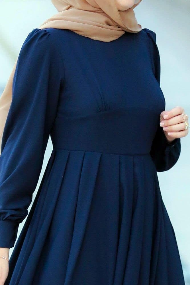 Wish Modest Dress in blue, view 6