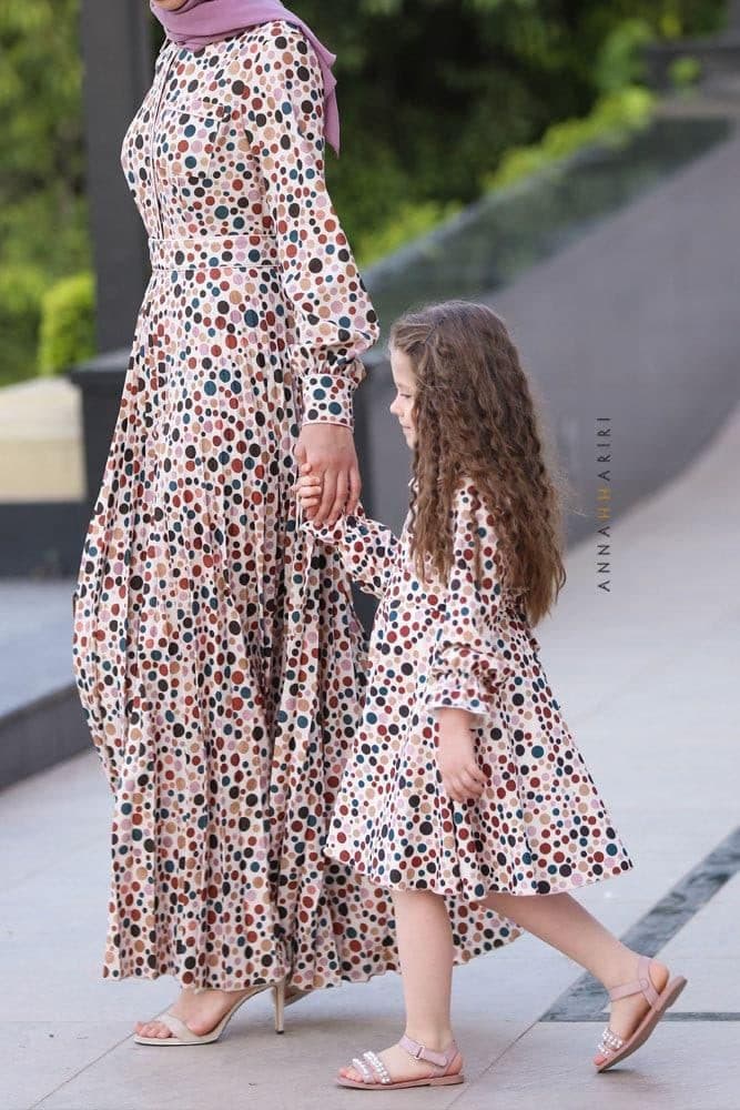 Little Rainbow Dress in white, view 4