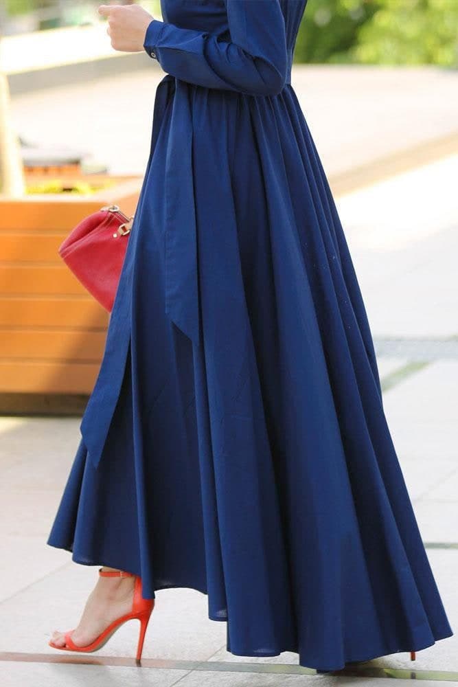 Perfect Shirt Dress in blue, view 6