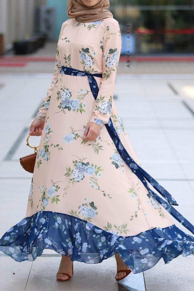 Rosa Blue Dress, view 7