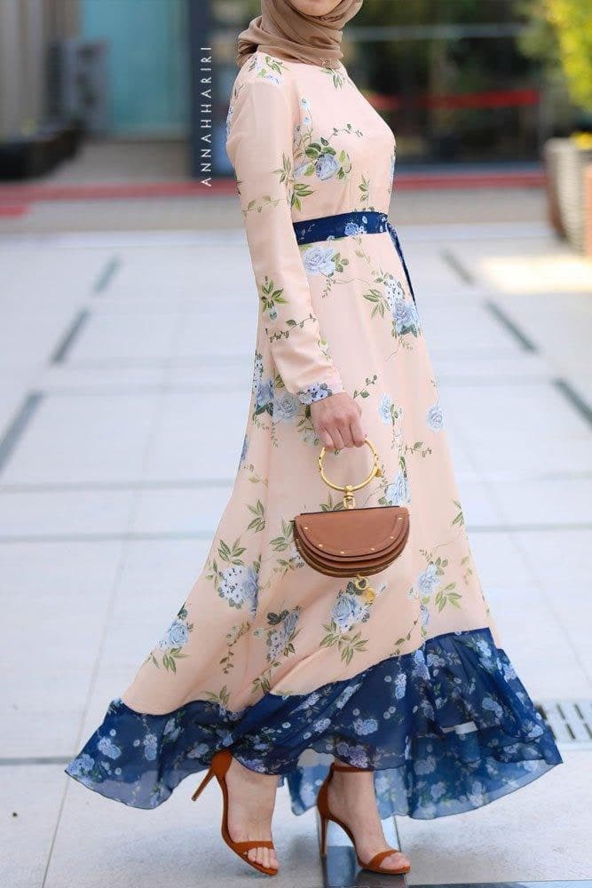 Rosa Blue Dress, view 5