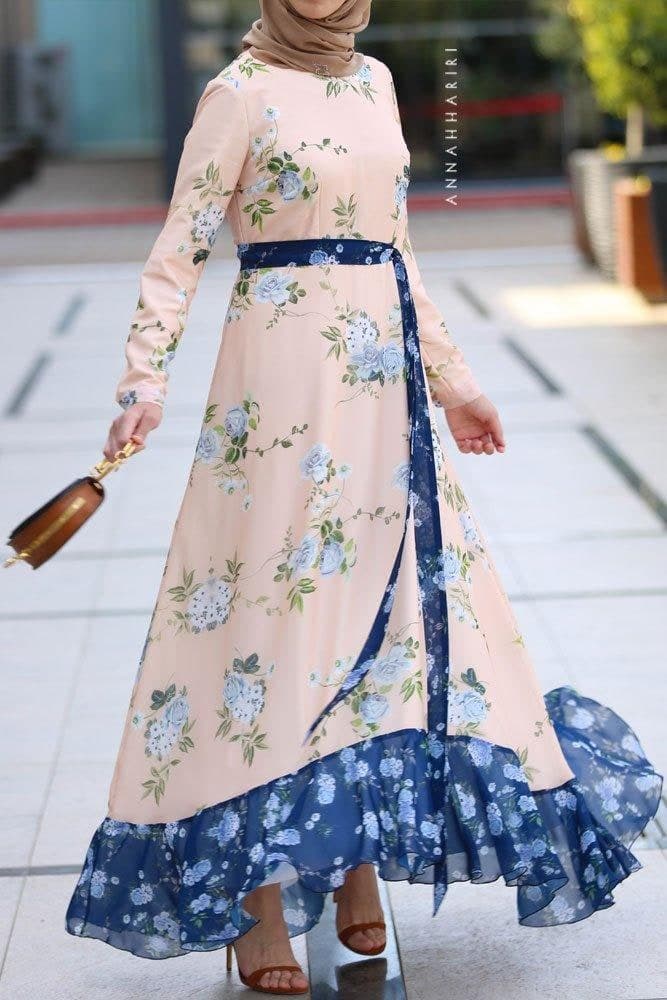 Rosa Blue Dress, view 6