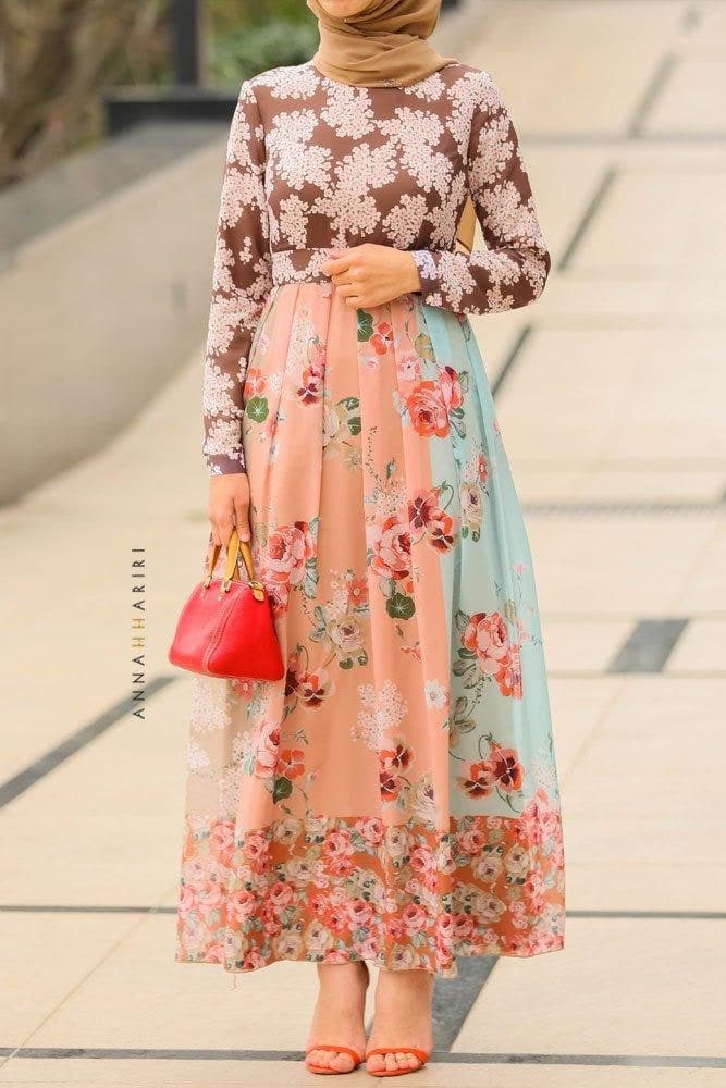 4 Pattern Dress in pink, view 4