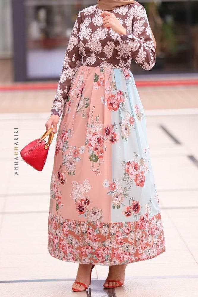 4 Pattern Dress in pink, view 6
