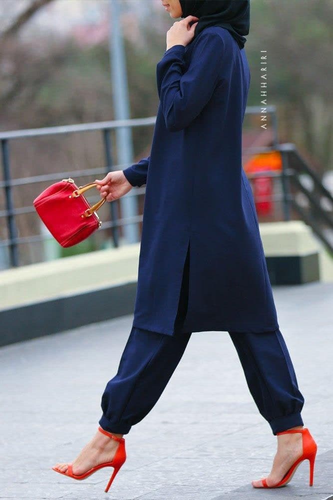 Orient Modest Set in blue, view 4