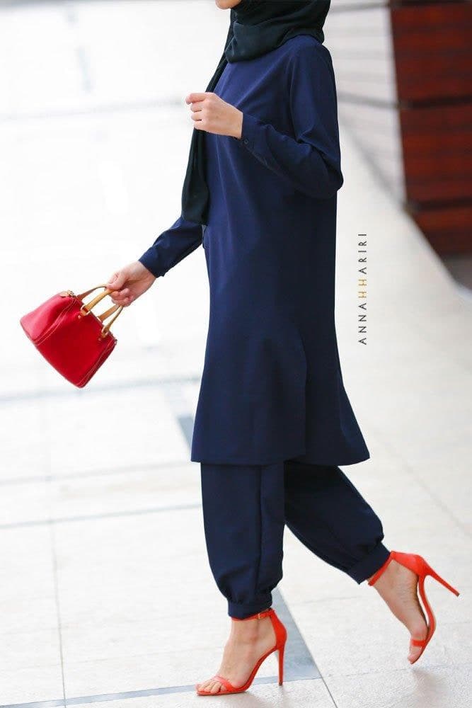 Orient Modest Set in blue, view 8