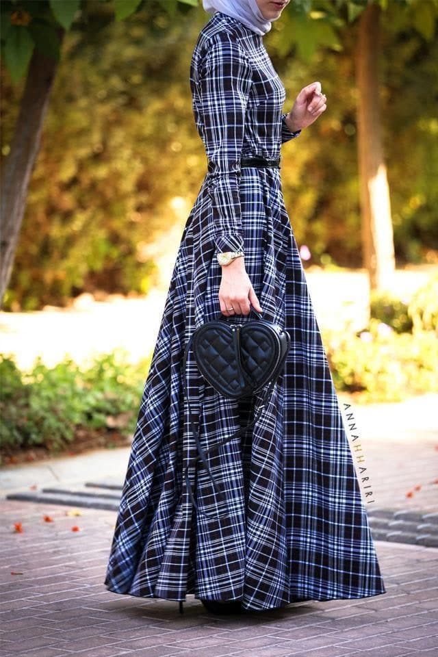 Checkered Print in grey, view 4