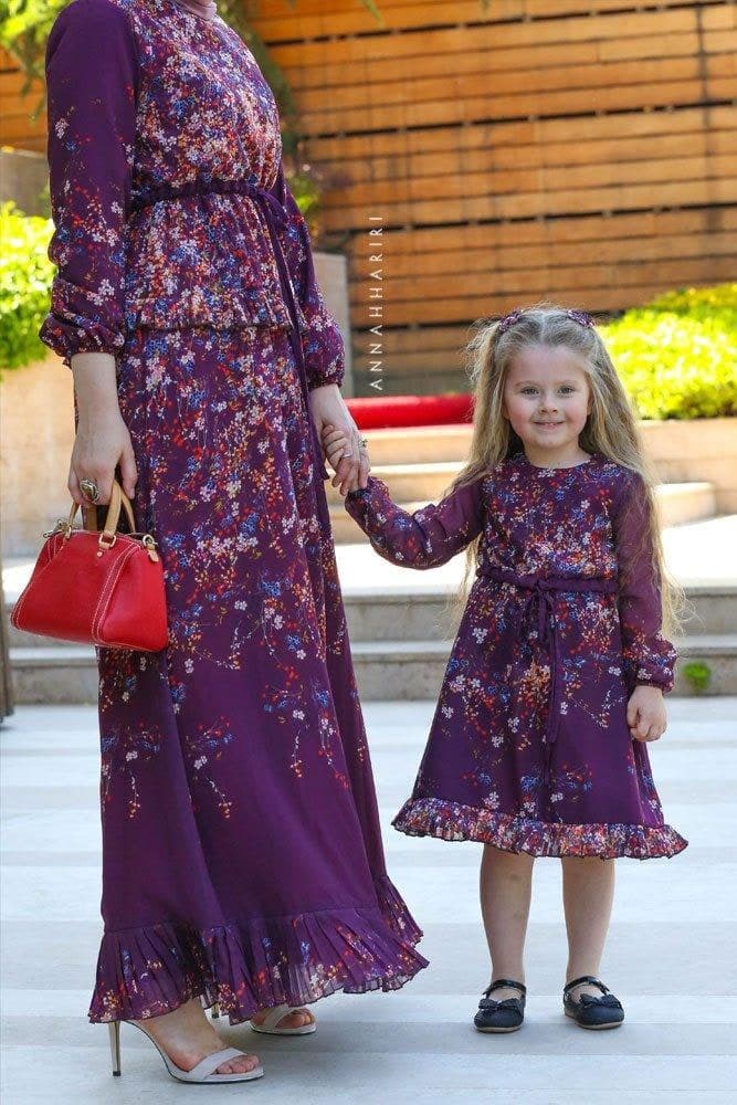 Little Singapore Dress in purple, view 4