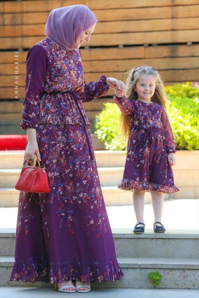 Little Singapore Dress in purple, view 3