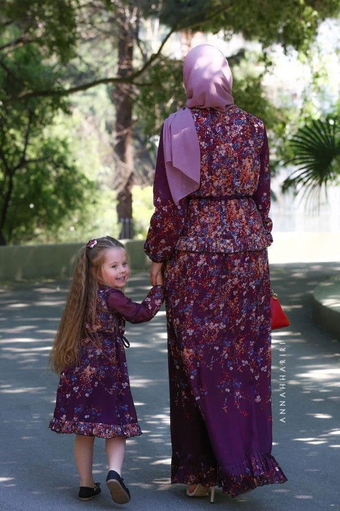 Little Singapore Dress in purple, view 5