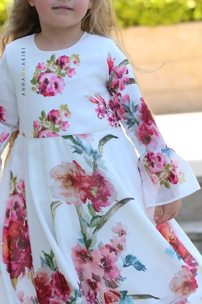Little Ontario Dress in white, view 8