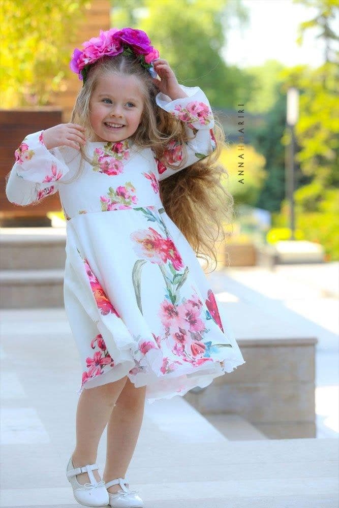 Little Ontario Dress in white, view 7