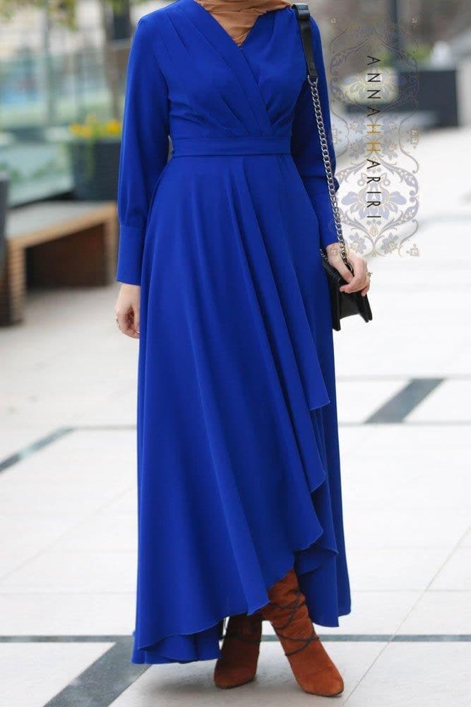 Annah Modest Dresses in blue, view 8