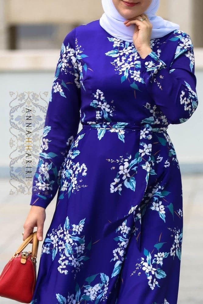Joelle Dress in blue, view 6