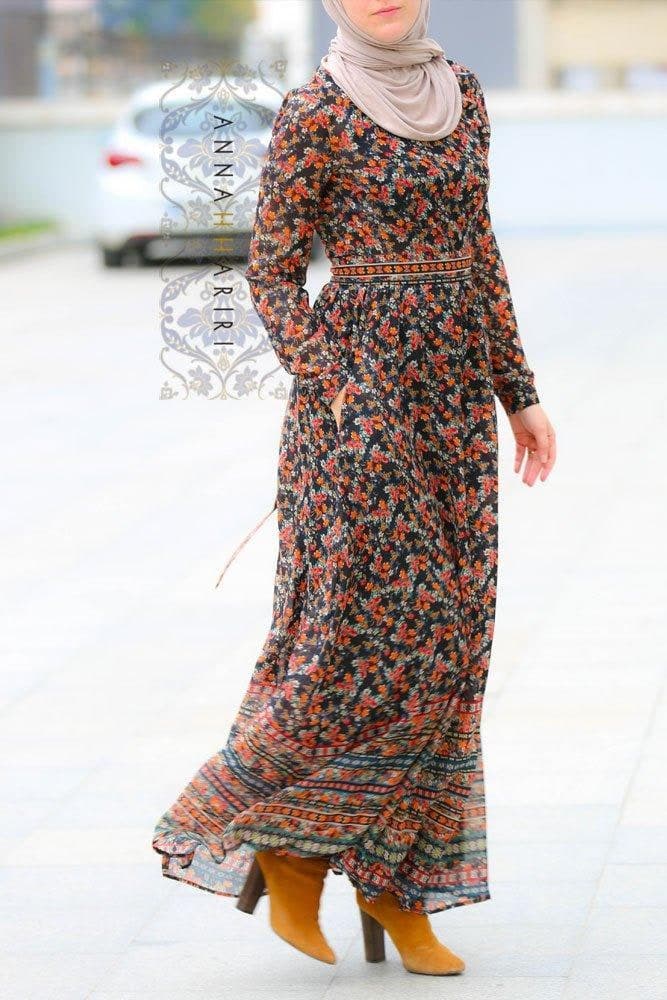 Anaya Dress in black, view 3