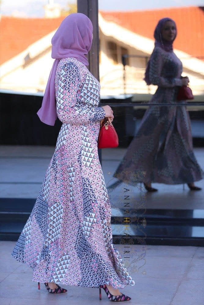 Maria Dress in pink, view 4